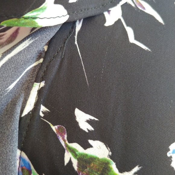 Milly Silk Charmeuse Ruffled Wrap Dress - Picture 7 of 9